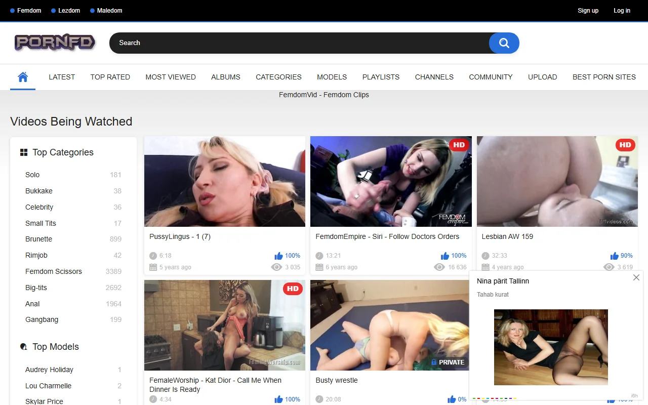 Screenshot: Pornfd Screenshot of Pornfd